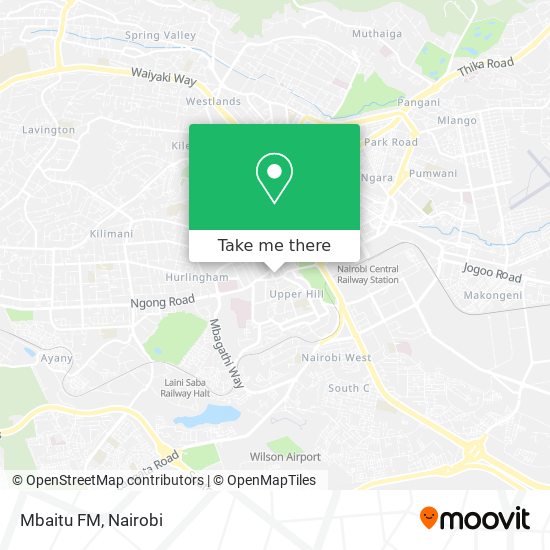 Mbaitu FM map