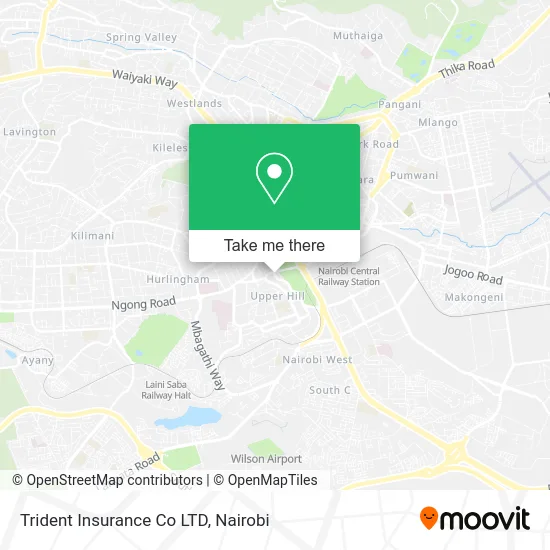 Trident Insurance Co LTD map
