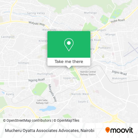 Mucheru Oyatta Associates Advocates map