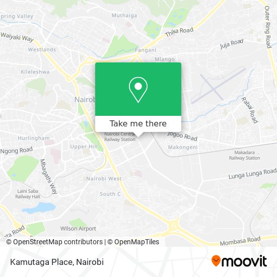 Kamutaga Place map