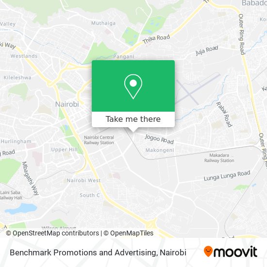 Benchmark Promotions and Advertising map