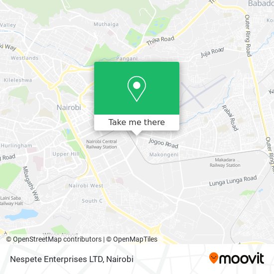 Nespete Enterprises LTD map
