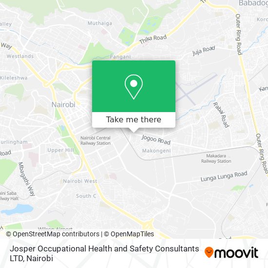 Josper Occupational Health and Safety Consultants LTD map
