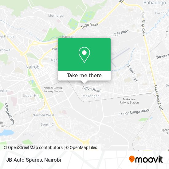 JB Auto Spares map