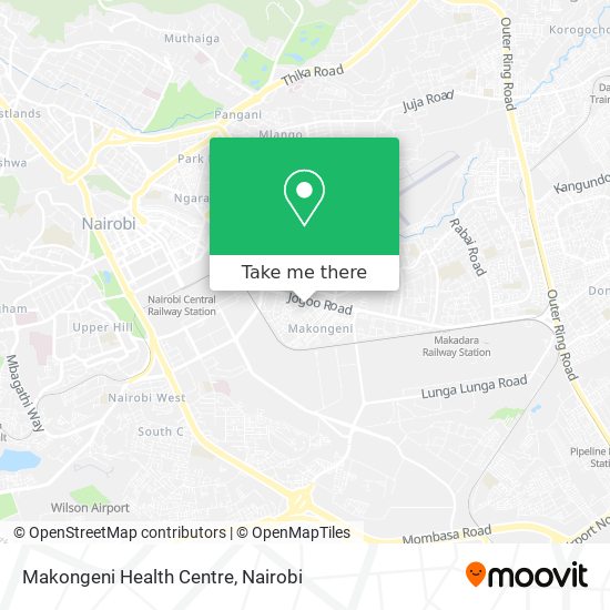 Makongeni Health Centre map