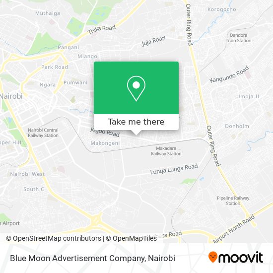 Blue Moon Advertisement Company map