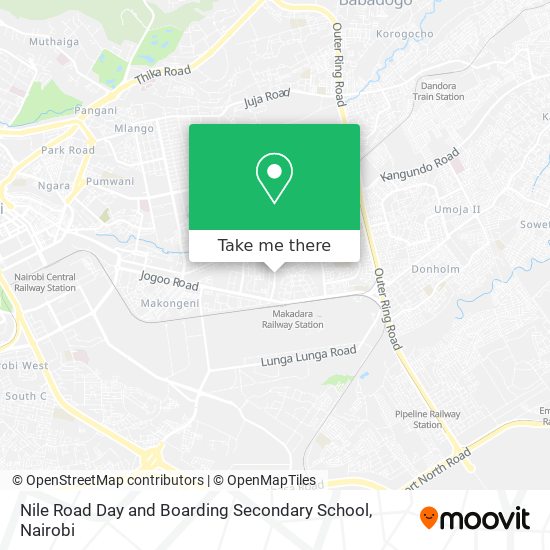 Nile Road Day and Boarding Secondary School map