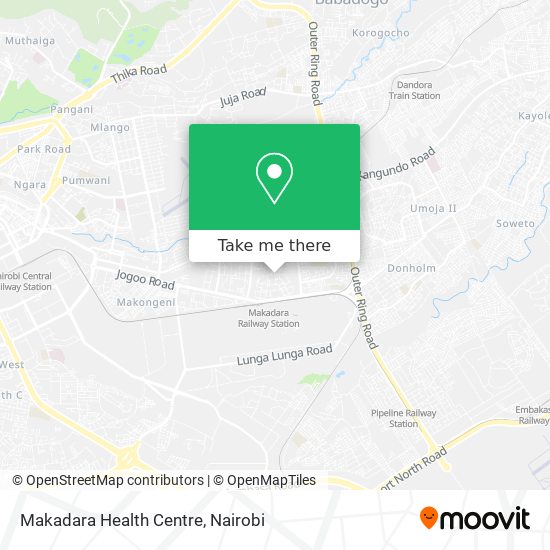 Makadara Health Centre map