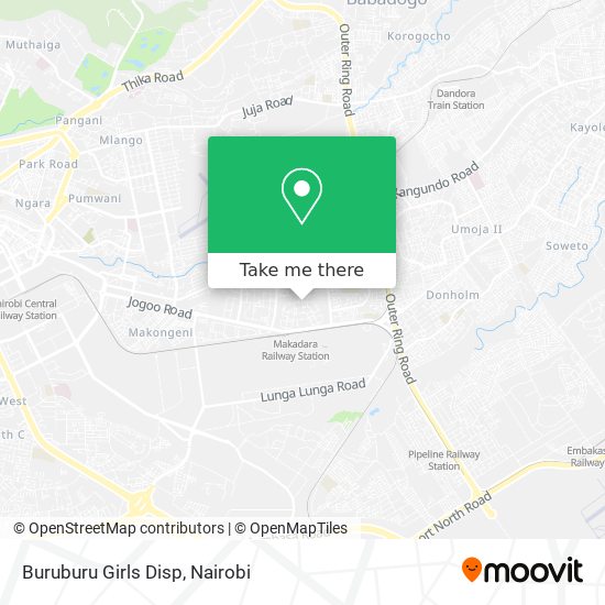 Buruburu Girls Disp map