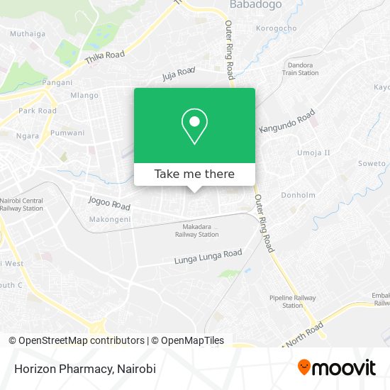 Horizon Pharmacy map
