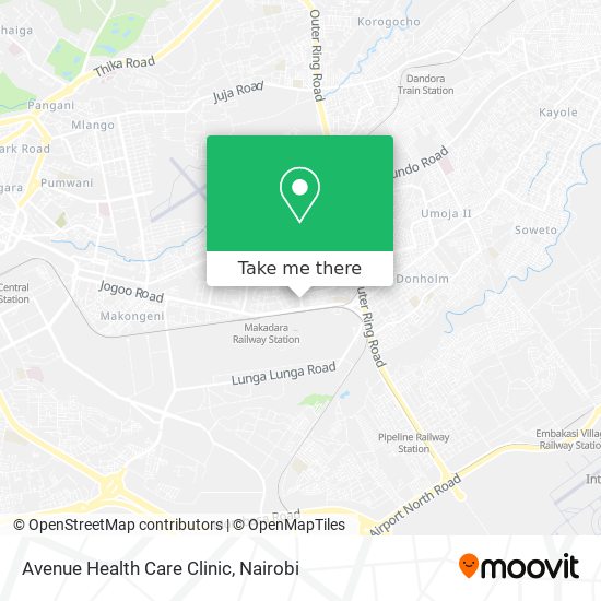 Avenue Health Care Clinic map