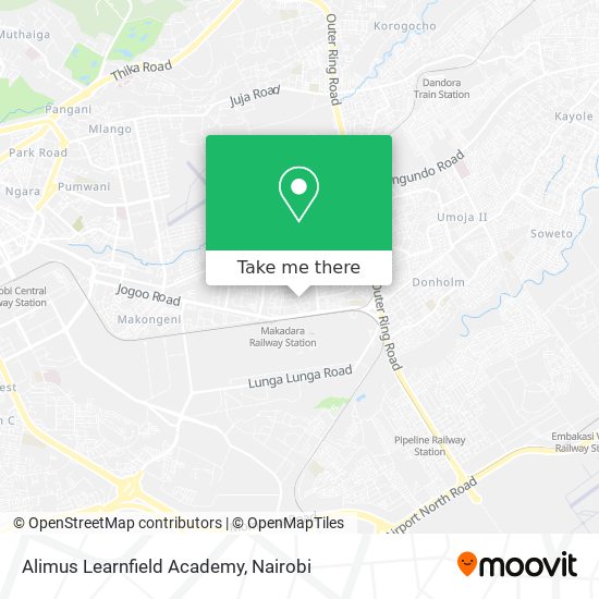 Alimus Learnfield Academy map