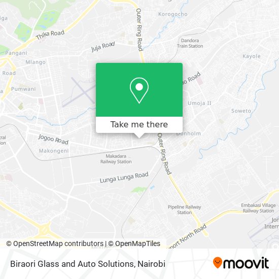 Biraori Glass and Auto Solutions map
