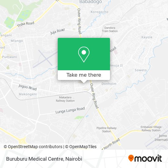 Buruburu Medical Centre map