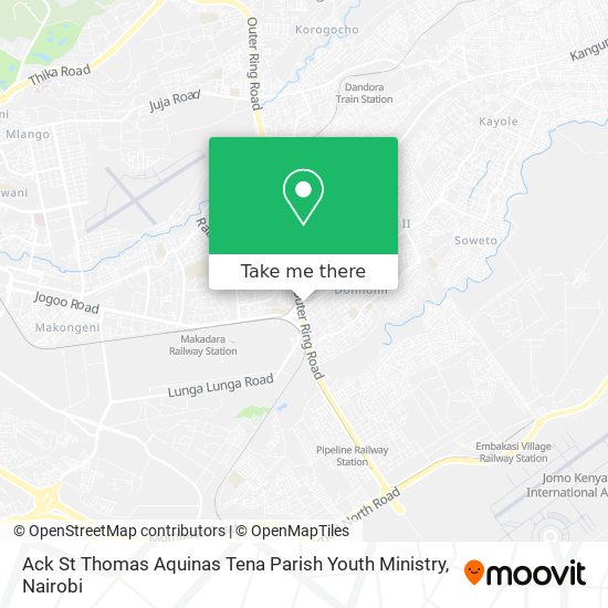 Ack St Thomas Aquinas Tena Parish Youth Ministry map