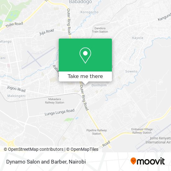 Dynamo Salon and Barber map