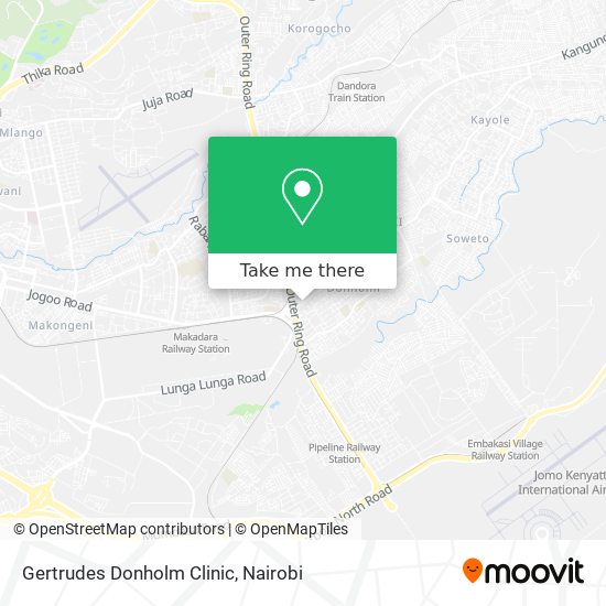 Gertrudes Donholm Clinic map