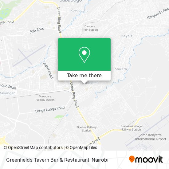 Greenfields Tavern Bar & Restaurant map