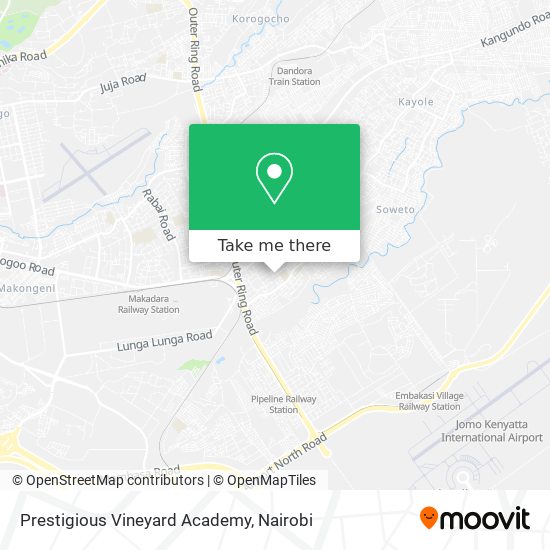 Prestigious Vineyard Academy map