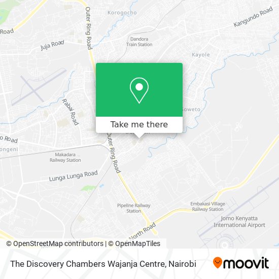 The Discovery Chambers Wajanja Centre map