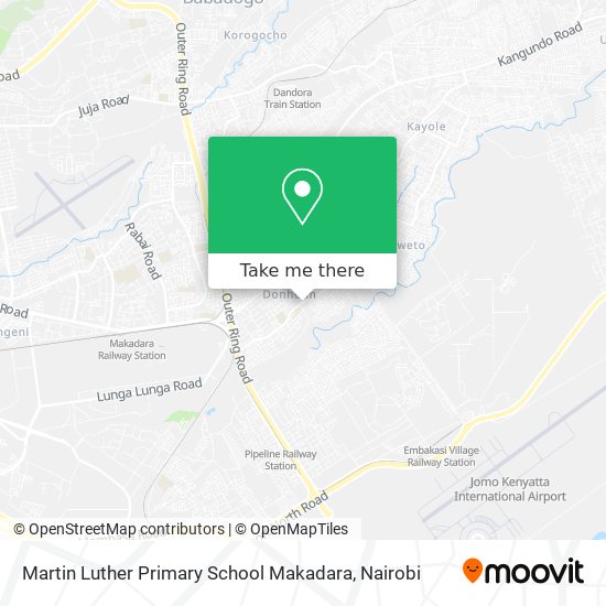 Martin Luther Primary School Makadara map