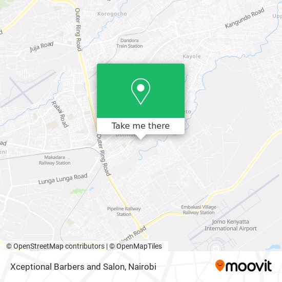 Xceptional Barbers and Salon map