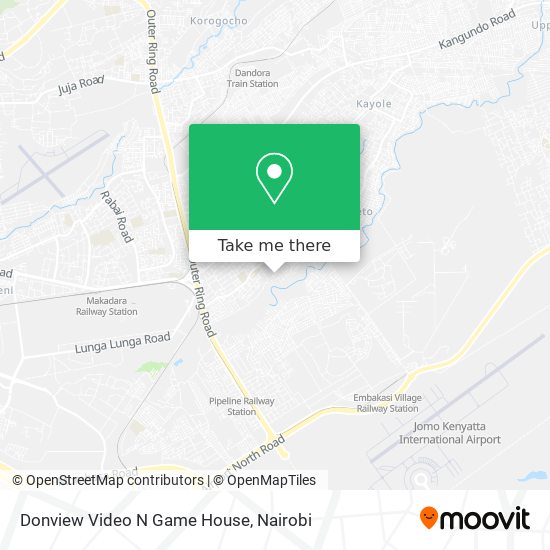 Donview Video N Game House map