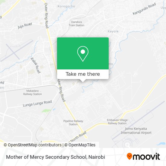 Mother of Mercy Secondary School map