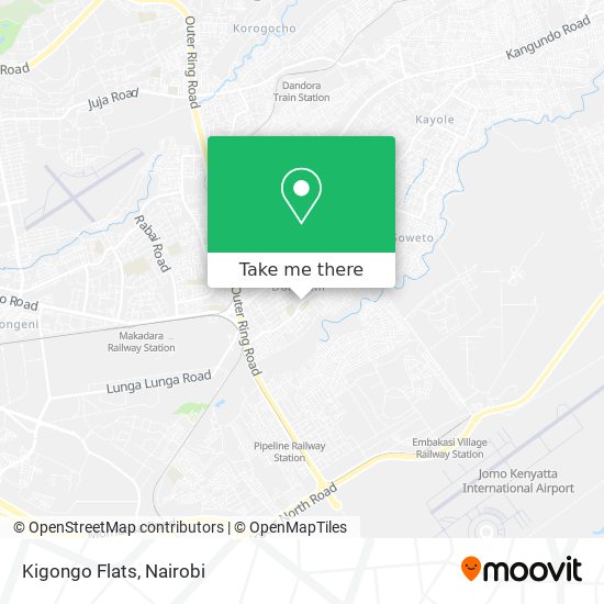 Kigongo Flats map