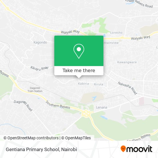 Gentiana Primary School map