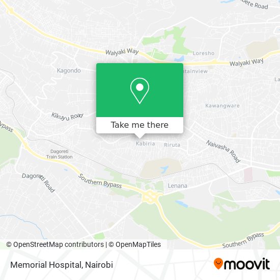 Memorial Hospital map