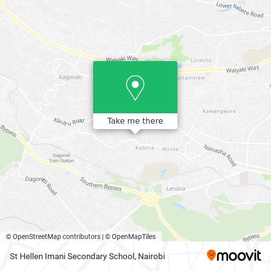 St Hellen Imani Secondary School map