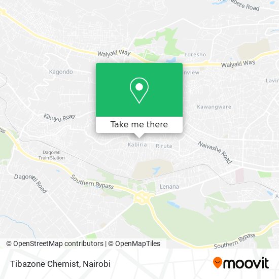 Tibazone Chemist map