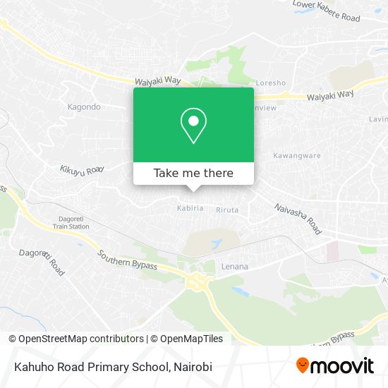 Kahuho Road Primary School map