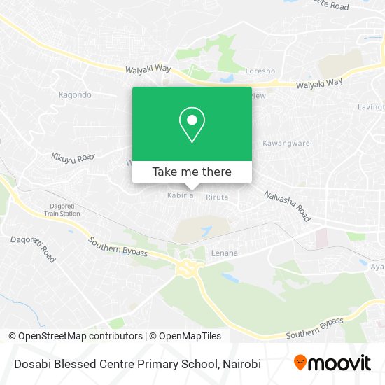 Dosabi Blessed Centre Primary School map