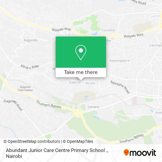 Abundant Junior Care Centre Primary School . map