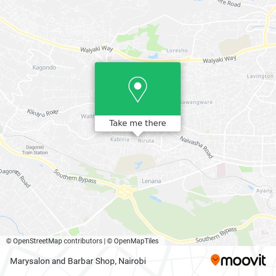 Marysalon and Barbar Shop map