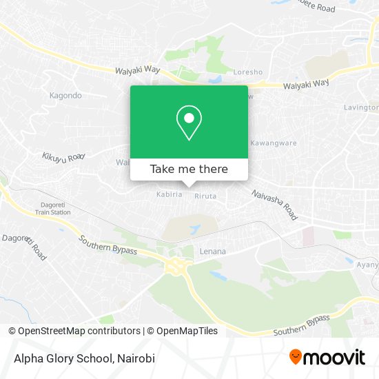 Alpha Glory School map