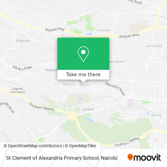 St Clement of Alexandria Primary School map