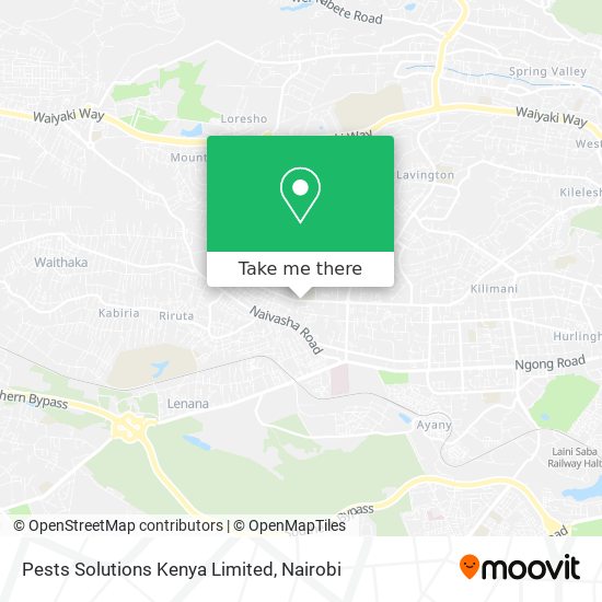 Pests Solutions Kenya Limited map