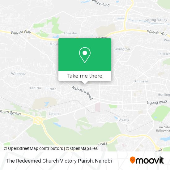 The Redeemed Church Victory Parish map