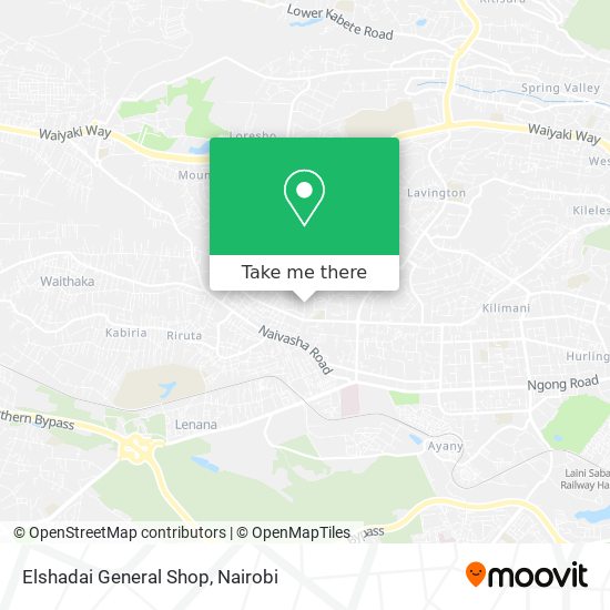 Elshadai General Shop map