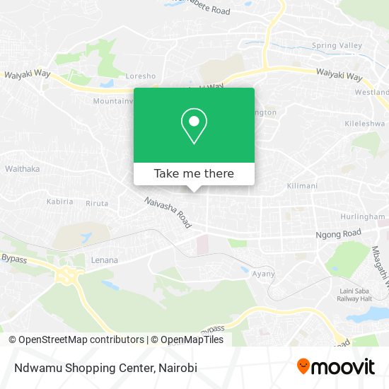 Ndwamu Shopping Center map