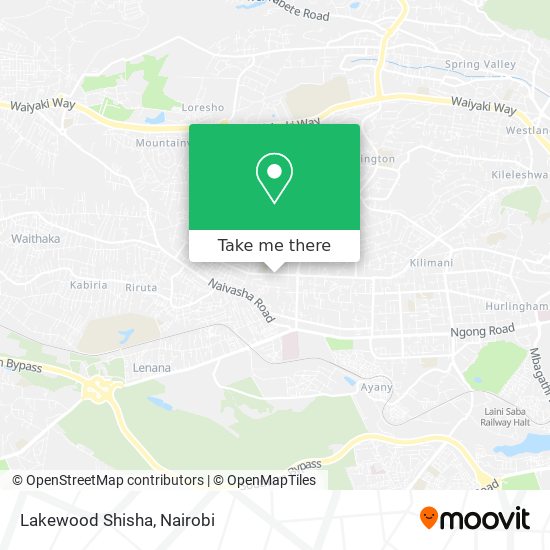 Lakewood Shisha map