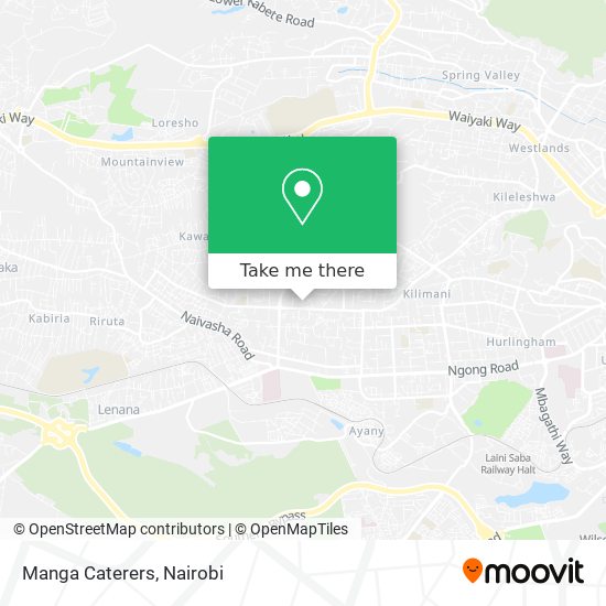 Manga Caterers map