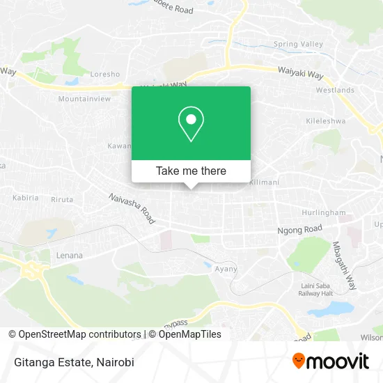 Gitanga Estate map