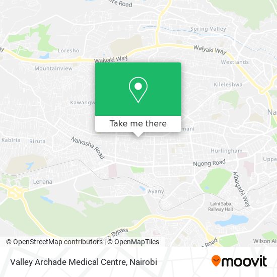 Valley Archade Medical Centre map