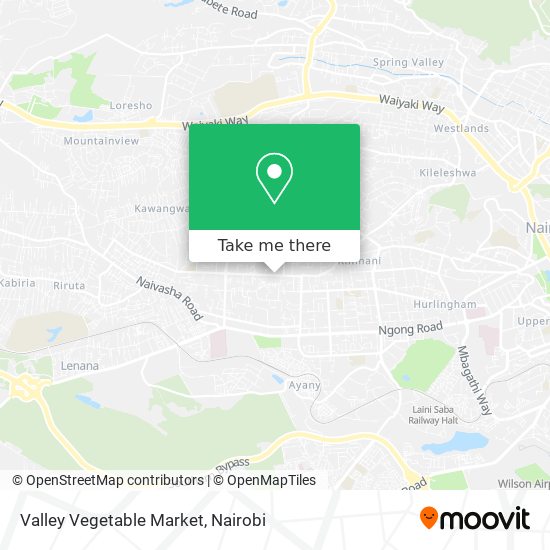 Valley Vegetable Market map