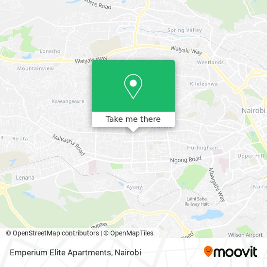 Emperium Elite Apartments map