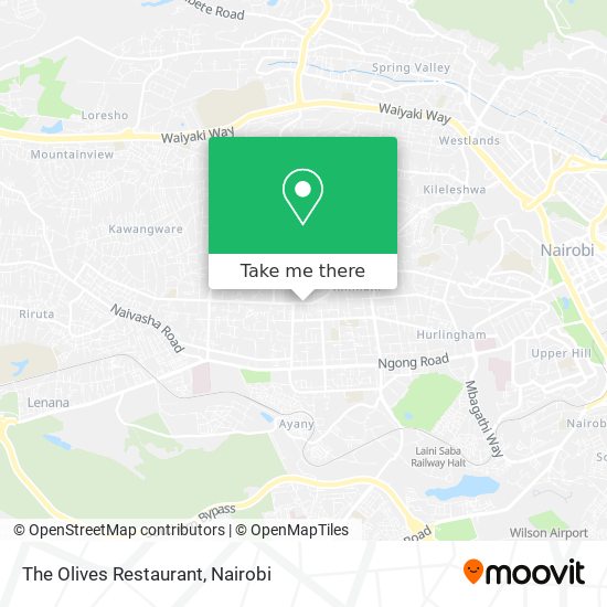 The Olives Restaurant map